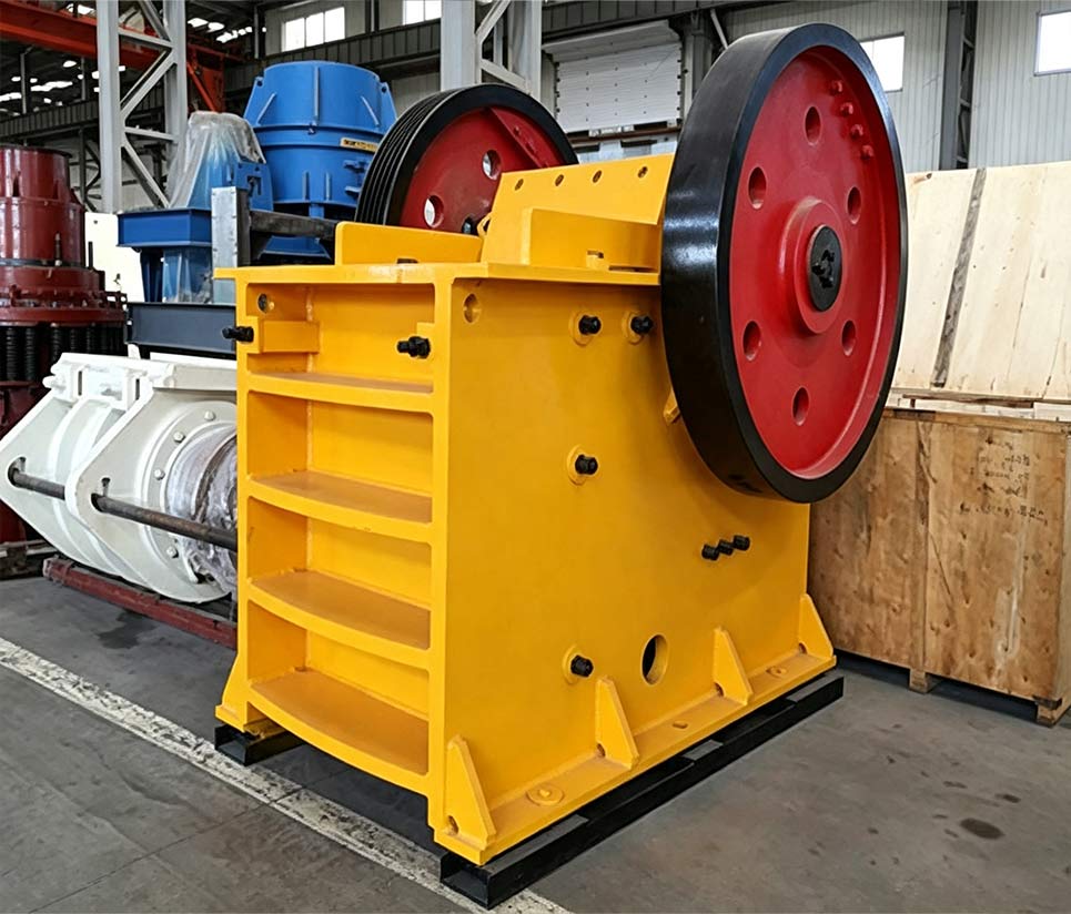 Jaw crusher and multi-cylinder cone crusher side by side in our workshop