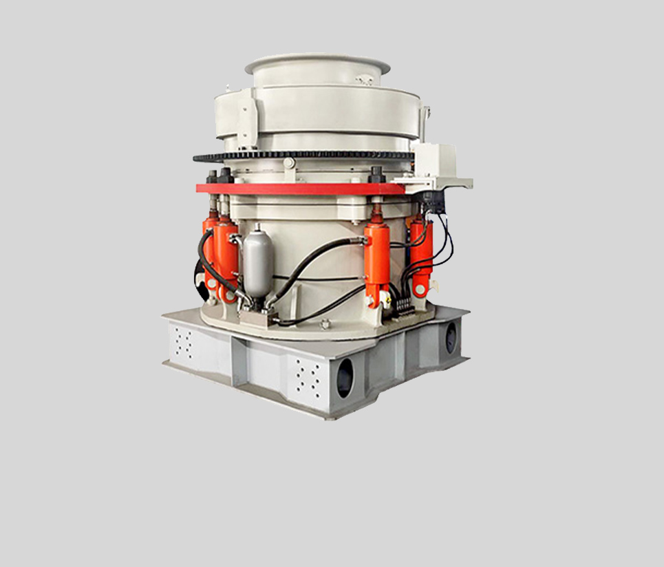 Multi-cylinder hydraulic cone crusher for secondary crushing of hard rock